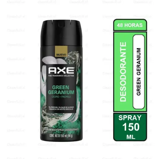 [DD0102] DESODORANTE AXE GREEN GERANIUM 150 ML