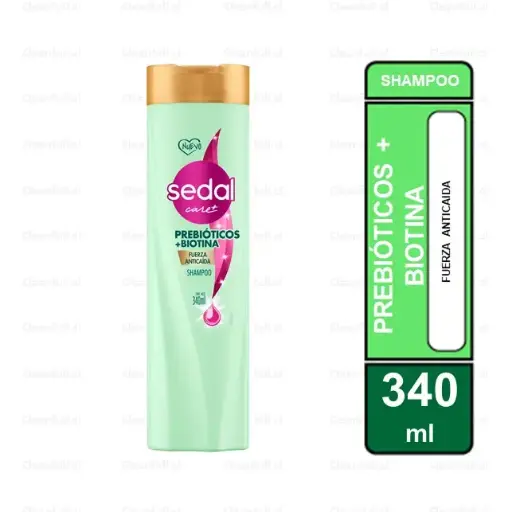 [HG0165] SHAMPOO SEDAL PREBIOTICOS BIOTINA 340 ML