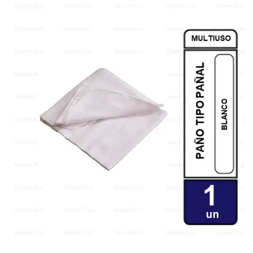 [OC0100] PAÑO TIPO PAÑAL BLANCO