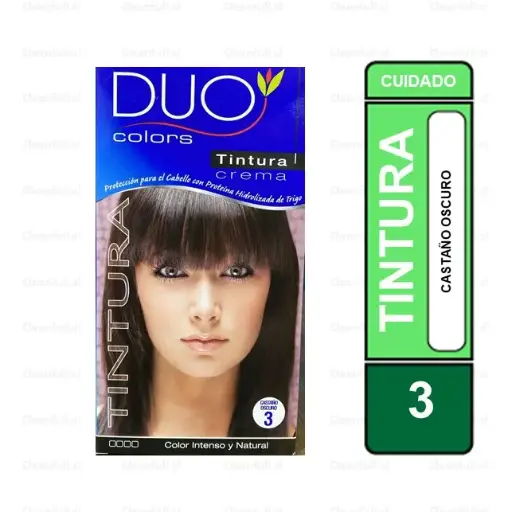 [OF0041] DUO COLORS TINTURA 3 CASTAÑO OSCURO