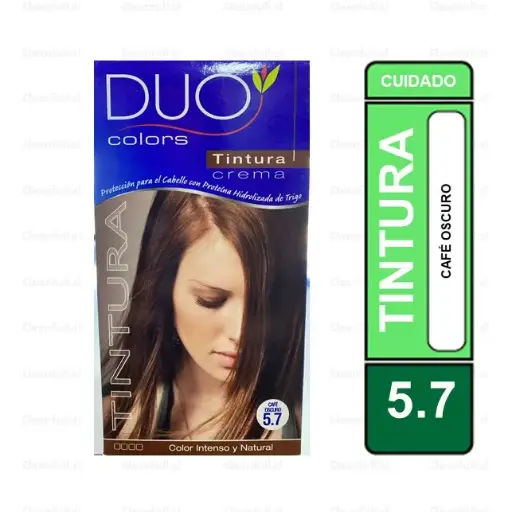 [OF0046] DUO COLORS TINTURA 5.7 CAFE OSCURO