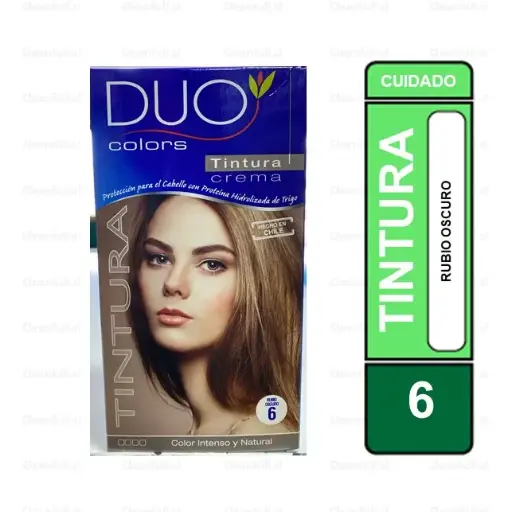 [OF0044] DUO COLORS TINTURA 6 RUBIO OSCURO 