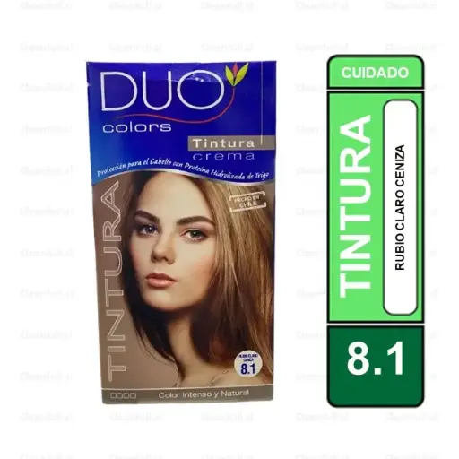 [OF0065] DUO COLORS TINTURA 8.1 RUBIO CLARO CENIZA