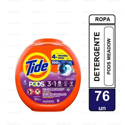 [DL0102] DETERGENTE CAPSULAS TIDE PODS MEADOW 76 UN