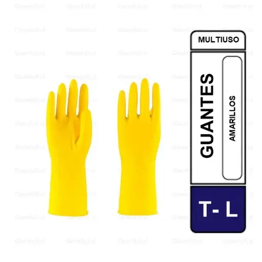 [AC0063] GUANTES MULTIUSO AMARILLO T-L