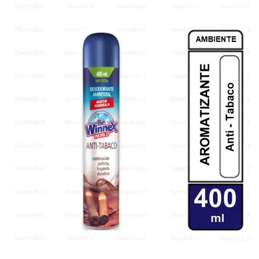[AR0072] AMBIENTAL BE WINNEX WORLD ANTI-TABACO 400 ML