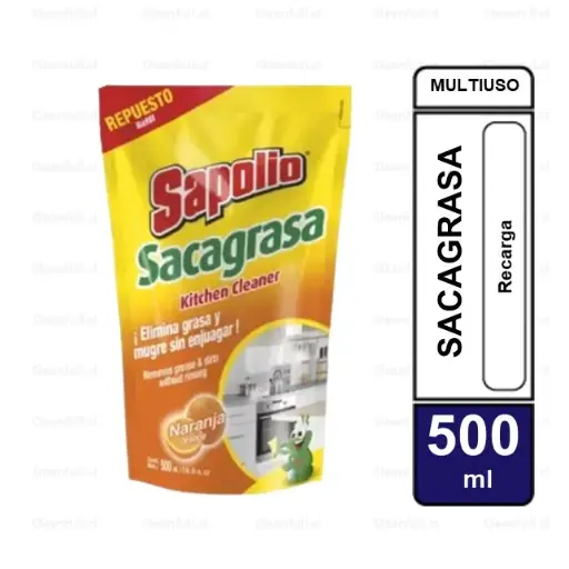 [LD0026] SACAGRASAS SAPOLIO RECARGA 500 ML
