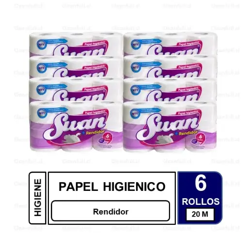 [PH0020] MANGA PAPEL HIGIENICO SWAN 6UN 20M C/U