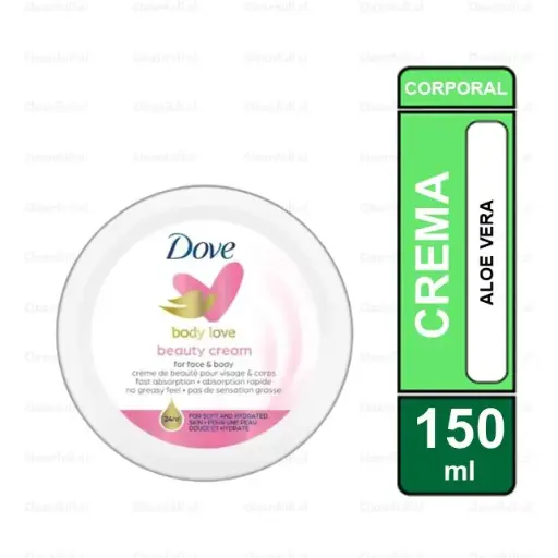 [LL0345] CREMA CORPORAL DOVE BEAUTY CREAM ROSTRO Y CUERPO 150 ML 