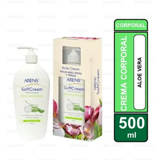 [LL246] CREMA CORPORAL ARENS ALOE VERA  500 ML