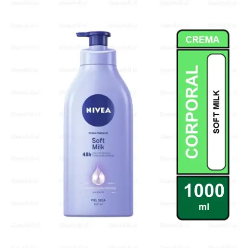 [LL0257] CREMA CORPORAL NIVEA SOFT MILK 1000 ML