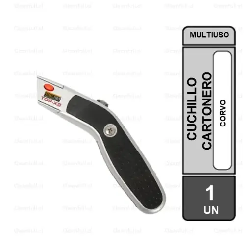 CUCHILLO CARTONERO STEELPRO Top-X2 TIPO CORVO