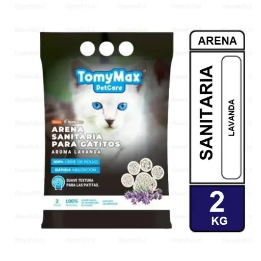 [AG0001] ARENA SANITARIA TOMYMAX  GATOS 2 KILOS 