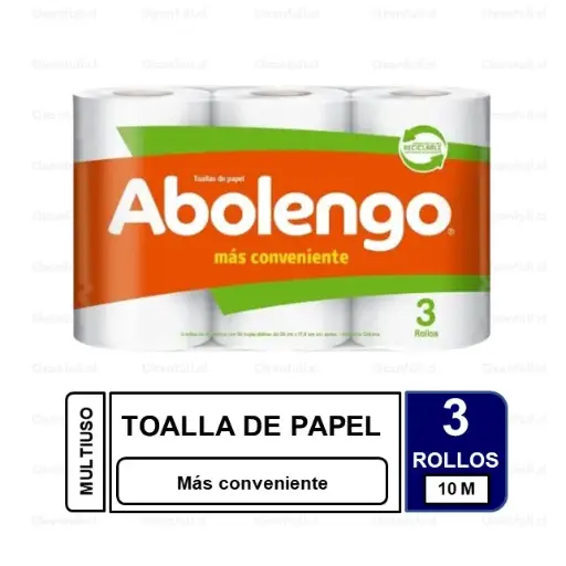 [TP00302] TOALLA DE PAPEL ABOLENGO 3UN  10M