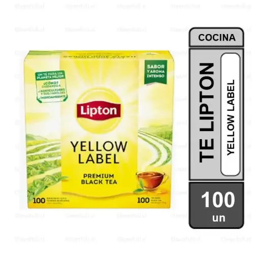 [AB0040] TE LIPTON YELLOW LABEL 100 UN