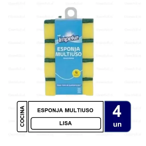 [AC0110] ESPONJA IMPEKE LISA 4 UN