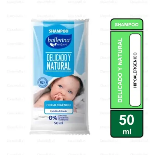 [HG0195] SHAMPOO BALLERINA SACHET HIPOALARGENICO 50 ML 