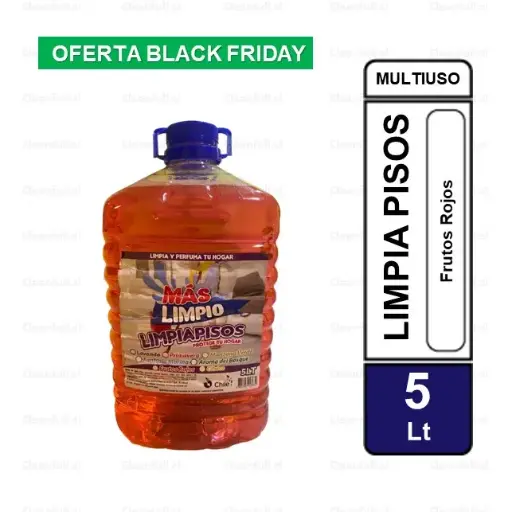 [LP0062] LIMPIA PISOS MAS LIMPIO PRIMAVERA 5 LT 