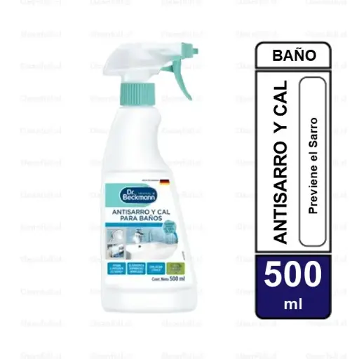[AC0039] ANTISARRO Y CAL PARA BAÑOS DR BECKMANN 500 ML