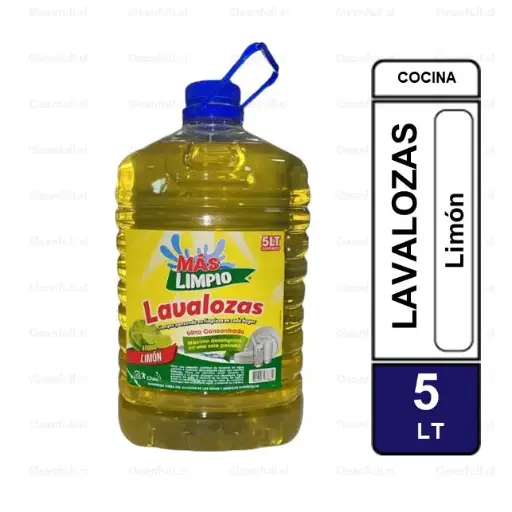[LL0051] LAVALOZAS MAS LIMPIO ULTRA CONCENTRADO 5LT