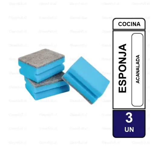 [AC0182] ESPONJA ACANALADA AILEDA 3 UN
