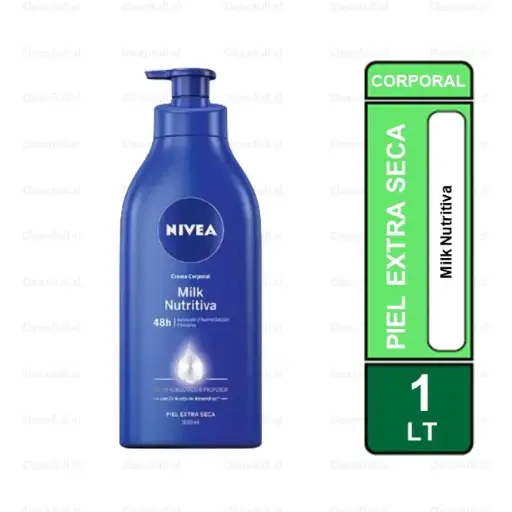 [LL0259] CREMA CORPORAL NIVEA MILK NUTRITIVA 1000 ML