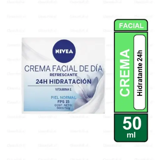 [LL0281] CREMA NIVEA ROSTRO DIA HIDRATACION PIEL NORMAL FPS 15 50ML