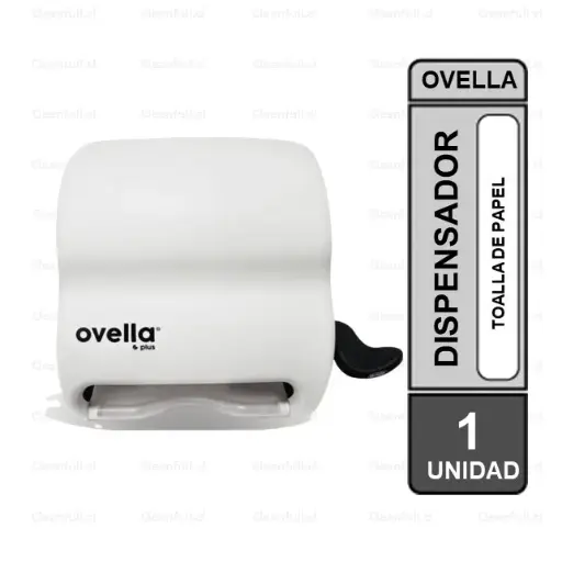 [EM0203] DISPENSADOR TOALLA PAPEL OVELLA EXPERT BLANCO