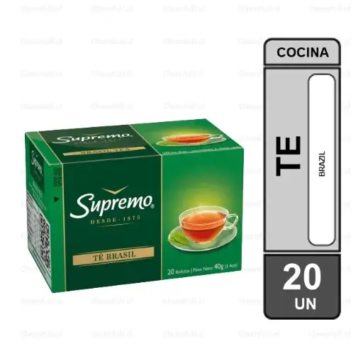 [AB0036] TE SUPREMO BRAZIL 20 BOLSAS