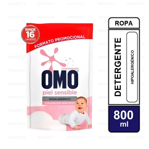 [DL0222] DETERGENTE DOYPACK LIQUIDO OMO HIPOALERGENICO 800 ML