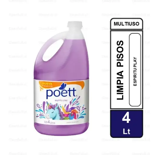 [LP0035] LIMPIA PISOS POETT ESPIRITU PLAY 4 LT 