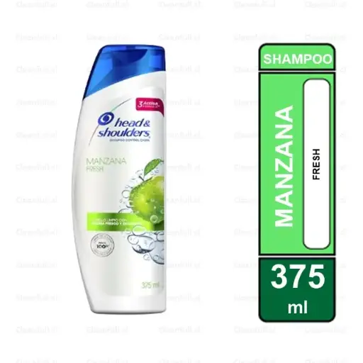 [HG8022] SHAMPOO HEAD&SHOULDERS MANZANA FRESH  375ML