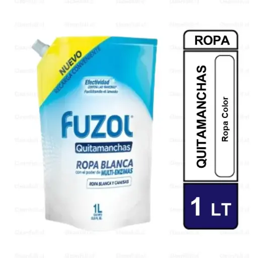 [DS0033] QUITAMANCHAS FUZOL ROPA BLANCA DOYPACK 1L