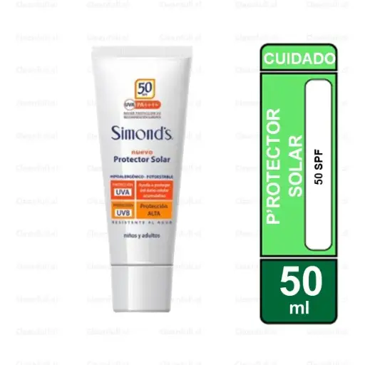 [CP0033] PROTECTOR SOLAR 50 SPF SIMONDS 50 ML
