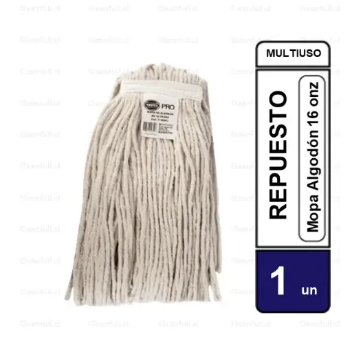 [EM0022] MOPA REPUESTO ALGODON VIRUTEX16 ONZ
