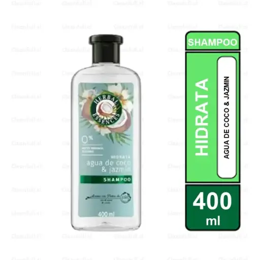 [HG4562] SHAMPOO HERBAL ESSENCES AGUA DE COCO & JAZMIN 400 ML