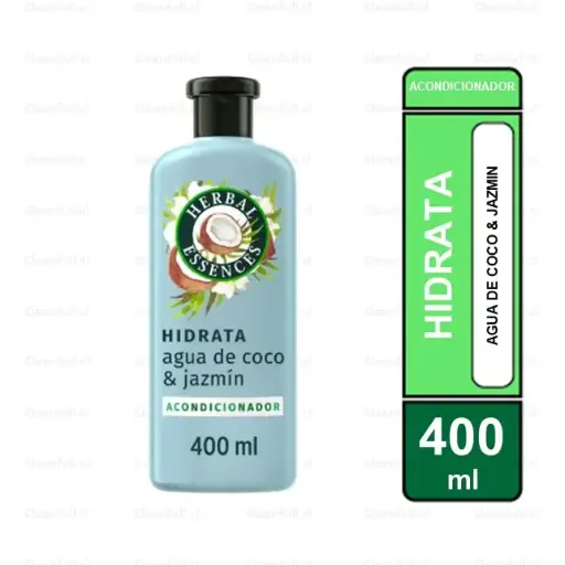 [HG6532] ACONDICIONADOR HERBAL ESSENCES AGUA DE COCO & JAZMIN 400 ML