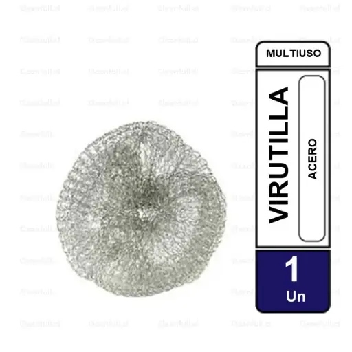 [AC5512] ESPONJA VIRUTILLA ACERO CLASICA 