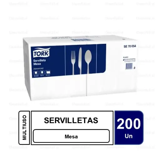 [SE5324] SERVILLETA TORK MESA HS 200 UN 30 X 30 CM