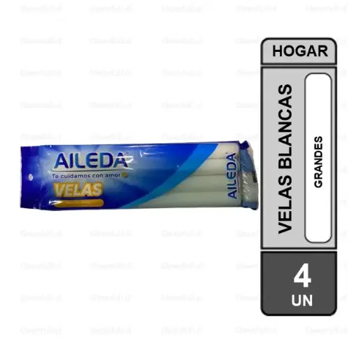 [OF0022] VELAS AILEDA GRANDES 4 UN 