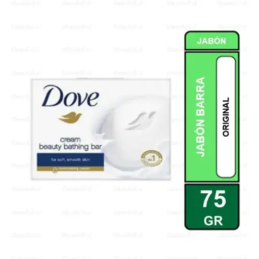 [JJ0044] JABON BARRA DOVE ORIGINAL 75 GR
