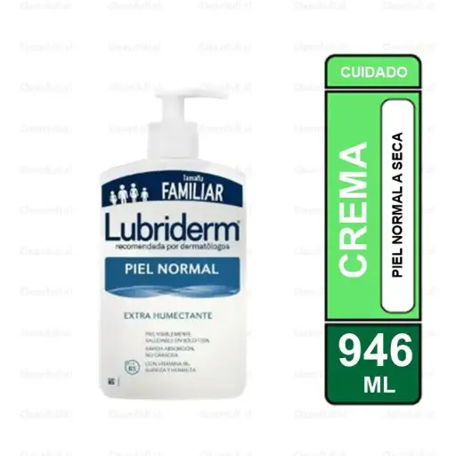 [LL0562] CREMA CORPORAL LUBRIDERM PIEL NORMAL A SECA 946 ML