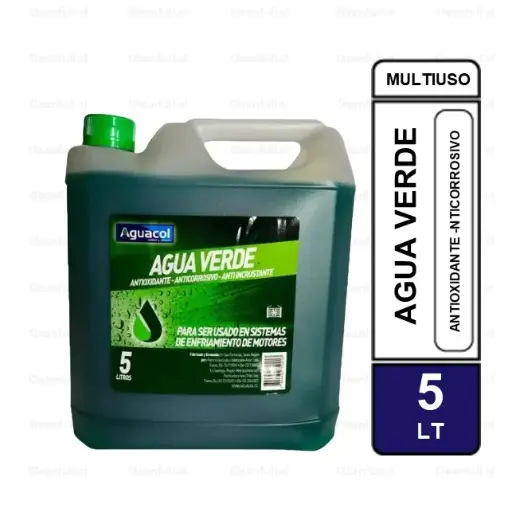 [AC0599] AGUA VERDE AGUACOL 5 LT