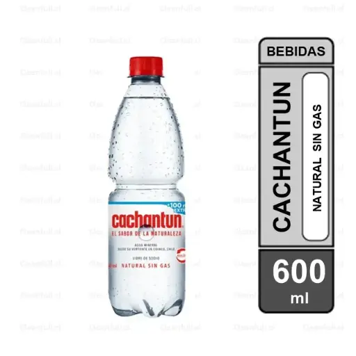 [AB0156] AGUA MINERAL CACHANTUN SIN GAS 600ML