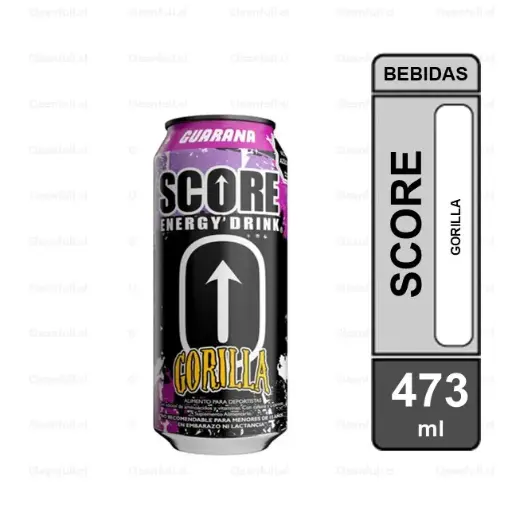 [AB0208] BEBIDA ENERGENICA SCORE GORILLA 473ML