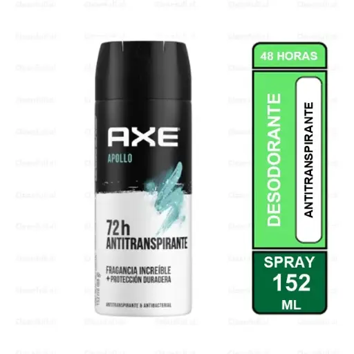 [DD0455] DESODORANTE AXE APOLLO ANTITRANSPIRANTE 152 ML