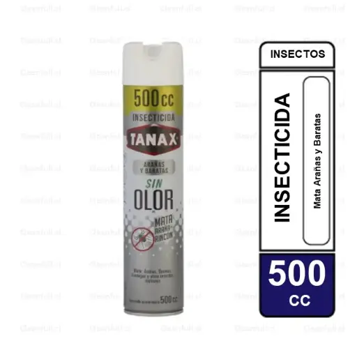 [IN0229] INSECTICIDA TANAX MATA ARAÑAS Y BARATAS SIN OLOR 500 CC