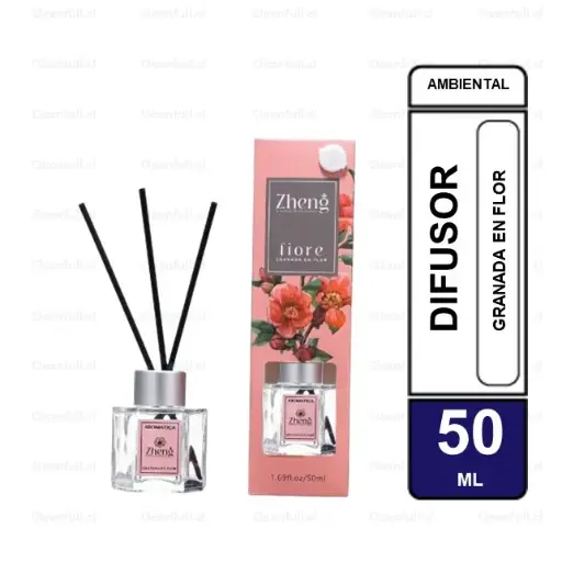 [AR0611] DIFUSOR AROMATIZANTE ZHENG FIORE GRANADA EN FLOR 50 ML