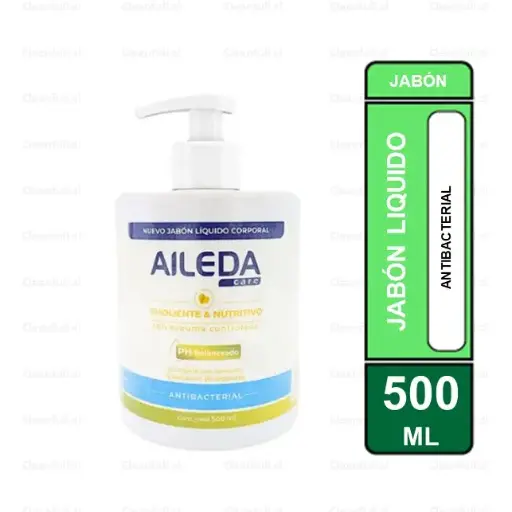 [JJ4005] JABON LIQUIDO AILEDA CARE CORPORAL ANTIBACTERIAL 500 ML