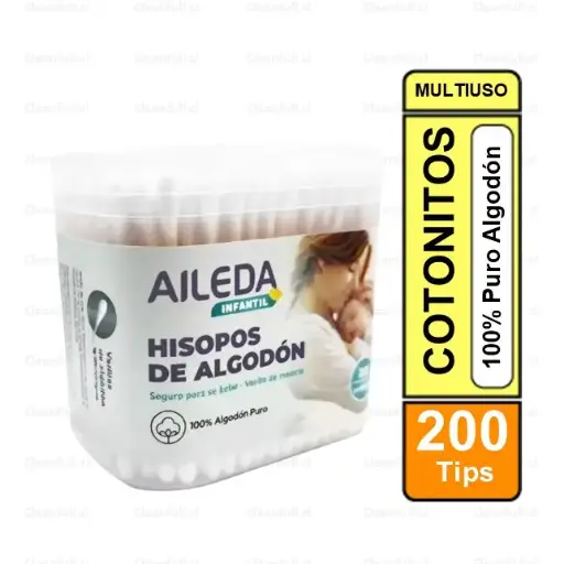 [SB0310] COTONITOS DE ALGODON AILEDA 200 UN